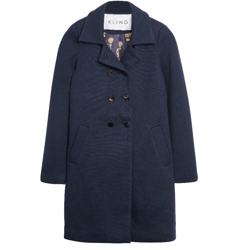 Kling Devonport Double Breasted Wool Coat - Picture 2 of 8